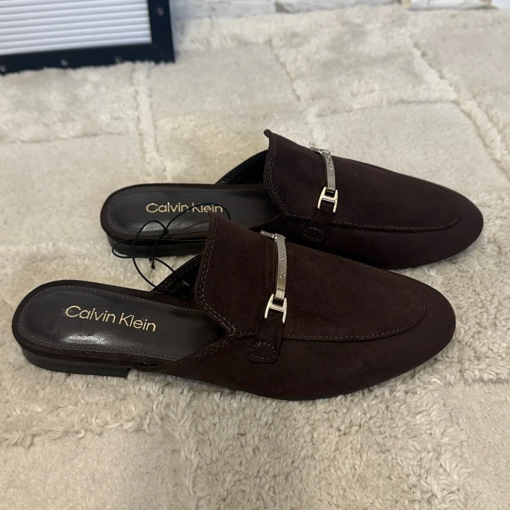 Calvin Klein Womens Sidoll Mule